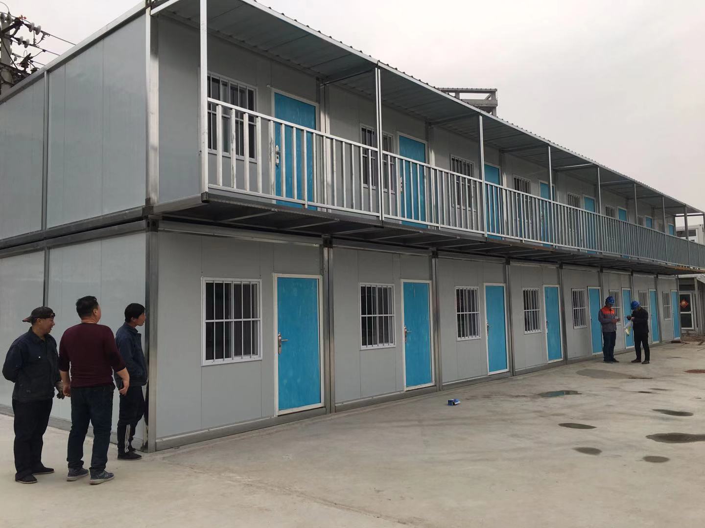 建工集團(tuán)亦莊項(xiàng)目住人集裝箱案例
